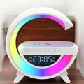 HERŞEYTREND Bluetooth Hoparlör 15W Kablosuz Hızlı Şarj LED Gece Lambası