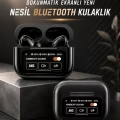 HERŞEYTREND Bluetooth Kulaklık Kablosuz Ekranlı ANC/ENC Destekli Dokunmatik
