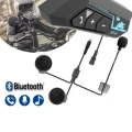 HERŞEYTREND Bluetooth Motosiklet Kask Kulaklığı Mikrofonlu Kablosuz Sürüş Intercomu