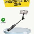 HERŞEYTREND Bluetooth Selfie Çubuğu –  Katlanabilir, Uzaktan Kumandalı