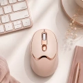 HERŞEYTREND Bluetooth ve 2.4G Destekli Sessiz Kablosuz Mouse Şarjlı Tasarım