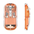 HERŞEYTREND Bluetooth ve USB Destekli Kablosuz Şeffaf Mouse Sessiz Kullanım