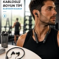 HERŞEYTREND Boyun Tipi Kablosuz Bluetooth Kulaklık Uzun Pil Ömrü Mikrofonlu