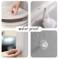 HERŞEYTREND Büyük Boy Çok Amaçlı Yapışkan Kristal Tutacak Kulp 4 Adet