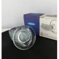 HERŞEYTREND Çay Tabağı 6lı Underline Cam Royaleks-RYG3009