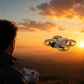 HERŞEYTREND Çift Bataryalı Kameralı Mini Drone Işıklı Akıllı Uçuş Sistemi