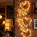 HERŞEYTREND Dekoratif Kalp LED Neon Lamba Romantik Oda Balkon ve Masa Üstü Işığı