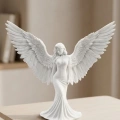 HERŞEYTREND Dekoratif Melek İnsan Figürlü 3D Heykel Biblo Modern Ev Dekoru