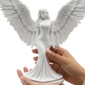HERŞEYTREND Dekoratif Melek İnsan Figürlü 3D Heykel Biblo Modern Ev Dekoru
