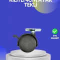 HERŞEYTREND Dolap ve Raflar İçin 4 cm Kilitli Tekerlek Tekli