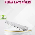 HERŞEYTREND Duvar Tipi Vakumlu Askılık Şeffaf Orta Tasarımlı