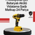 HERŞEYTREND Ergonomik Tasarımlı 12V Matkap | 2 Vitesli, LED Aydınlatmalı ve Dayanıklı