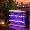 HERŞEYTREND Ev Balkon Mutfak İçin Elektrikli Sinek Savar UV Işıklı Sessiz Lamba