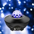 HERŞEYTREND Galaxy Efektli LED Gece Lambası Projektörü Bluetooth Bağlantılı
