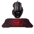 HERŞEYTREND Gaming Mouse Mousepad Seti 3 DPI Ayarı ve LED Işıklı Ergonomik Yapı