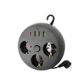 HERŞEYTREND Güvenli Çoklu Priz 3 Priz 3 USB 1 Type C Termal Koruma Uzun Kablo