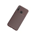 HERŞEYTREND Huawei P40 Lite E Kılıf Auto Focus Karbon Kapak - Kahverengi