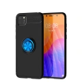 HERŞEYTREND Huawei Y5p Kılıf Range Yüzüklü Silikon - Siyah-mavi