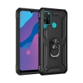 HERŞEYTREND Huawei Y6p Kılıf Sofya Yüzüklü Silikon Kapak - Siyah