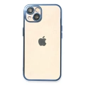 HERŞEYTREND İphone 13 Kılıf Razer Lensli Silikon - Açık Mavi