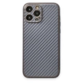 HERŞEYTREND İphone 13 Pro Max Kılıf Coco Karbon Silikon - Gri