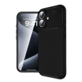 HERŞEYTREND İphone 16 Kılıf Auto Focus Karbon Kapak - Siyah