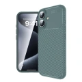 HERŞEYTREND İphone 16 Plus Kılıf Auto Focus Karbon Kapak - Koyu Yeşil