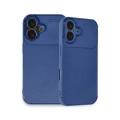 HERŞEYTREND İphone 16 Plus Kılıf Auto Focus Karbon Kapak - Lacivert
