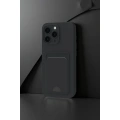 HERŞEYTREND İphone 16 Pro Kılıf Kelvin Kartvizitli Silikon - Siyah