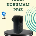 HERŞEYTREND Isıya Dayanıklı PC Gövdeli Akım Korumalı Priz 4 USB
