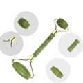 HERŞEYTREND Jade Stone Yüz Bakım Seti Gua Sha ve Roller Masaj Taşı