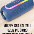 HERŞEYTREND Kablosuz Bluetooth Hoparlör Uzun Pil Ömrü Taşınabilir