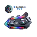 HERŞEYTREND Kablosuz Bluetooth Motosiklet Kask İntercom IPX6 Su Geçirmez