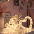 HERŞEYTREND Kalp Figürlü LED Neon Dekor Işığı Romantik Ortam Aydınlatması
