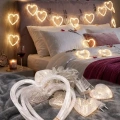 HERŞEYTREND Kalp Şeklinde LED Neon Işık Dekoratif Romantik Oda ve Duvar Lambası