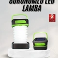 HERŞEYTREND Katlanabilir Kamp Lambası Akordiyon Lamba Şarjlı 3 Kademeli Solar