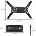 HERŞEYTREND Katlanabilir Laptop Soğutucu 2 fanlı