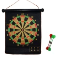 HERŞEYTREND Katlanabilir Manyetik Dart Oyunu Zararsız Dart Okları ile Güvenli Eğlence