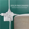 HERŞEYTREND KATLANIR PRİZ  3 GÖZLÜ