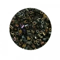 HERŞEYTREND Kesme Cam Boncuk 2mm - 20 Gram - Asker Yeşili -BNC340