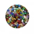 HERŞEYTREND Kesme Cam Boncuk 2mm - 60 Gram - Karışık Renkli - BNC357