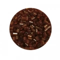 HERŞEYTREND Kesme Cam Boncuk 2mm - 60 Gram - Şeffaf Açık Kahve - BNC391