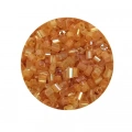 HERŞEYTREND Kesme Cam Boncuk 2mm - 60 Gram - Şeffaf Altın - BNC366