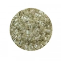 HERŞEYTREND Kesme Cam Boncuk 2mm - 60 Gram - Şeffaf Gümüş - BNC378
