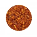 HERŞEYTREND Kesme Cam Boncuk 2mm - 60 Gram - Şeffaf Koyu Turuncu - BNC375