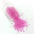 HERŞEYTREND Kesme Cam Boncuk 2mm - 60 Gram - Şeffaf Mat Pembe - BNC377
