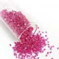 HERŞEYTREND Kesme Cam Boncuk 2mm - 60 Gram - Şeffaf Pembe - BNC382