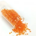 HERŞEYTREND Kesme Cam Boncuk 2mm - 60 Gram - Şeffaf Turuncu - BNC362