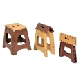 HERŞEYTREND Küçük Boy Katlanabilir Plastik Tabure - Katlanır Tabure 23x27x27 cm