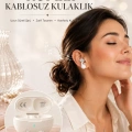 HERŞEYTREND Küpeli Kablosuz Kulaklık Yeni Nesil Bluetooth Teknolojisi